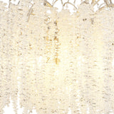 Wisteria 81cm 9 Light Crystal Suspension Light - Polished Nickel