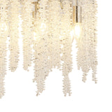 Wisteria 12 Light Crystal Linear Suspension Light - Polished Nickel