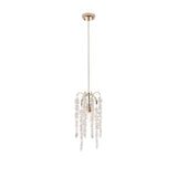 Wisteria 15cm Round 1 Light Crystal Pendant Light - French Gold