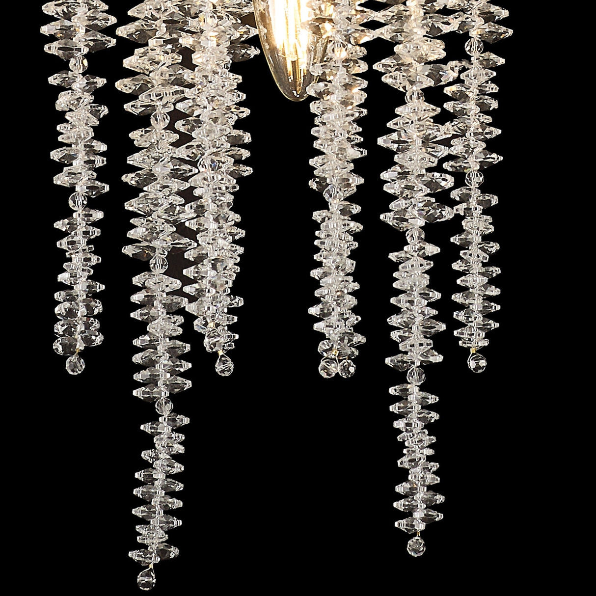 Wisteria 15cm Round 1 Light Crystal Pendant Light - French Gold