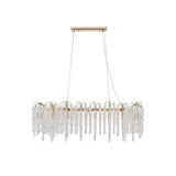 Wisteria 16 Light Crystal Linear Suspension Light - French Gold