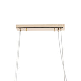 Wisteria 16 Light Crystal Linear Suspension Light - French Gold