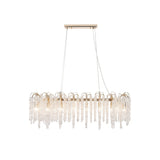 Wisteria 16 Light Crystal Linear Suspension Light - French Gold