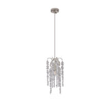 Wisteria 15cm Round 1 Light Crystal Pendant Light - Polished Nickel