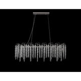 Wisteria 16 Light Crystal Linear Suspension Light - Polished Nickel