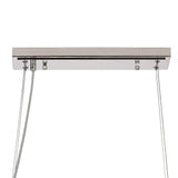 Wisteria 16 Light Crystal Linear Suspension Light - Polished Nickel