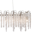 Wisteria 16 Light Crystal Linear Suspension Light - Polished Nickel