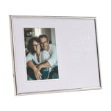 30th Anniversary Heart Metal Photo Frame 6 x 4in - Silver