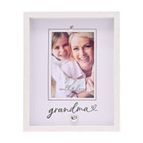 Grandma Heartlines Wooden Photo Frame 6 x 4in - White