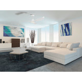 Wolmora Ceiling Fan with Light - Matt White