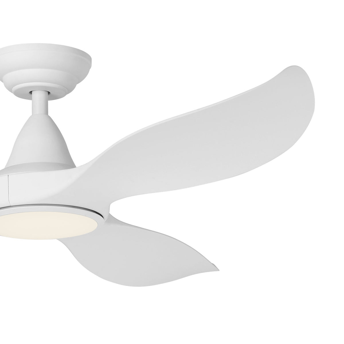 Wolmora Ceiling Fan with Light - Matt White
