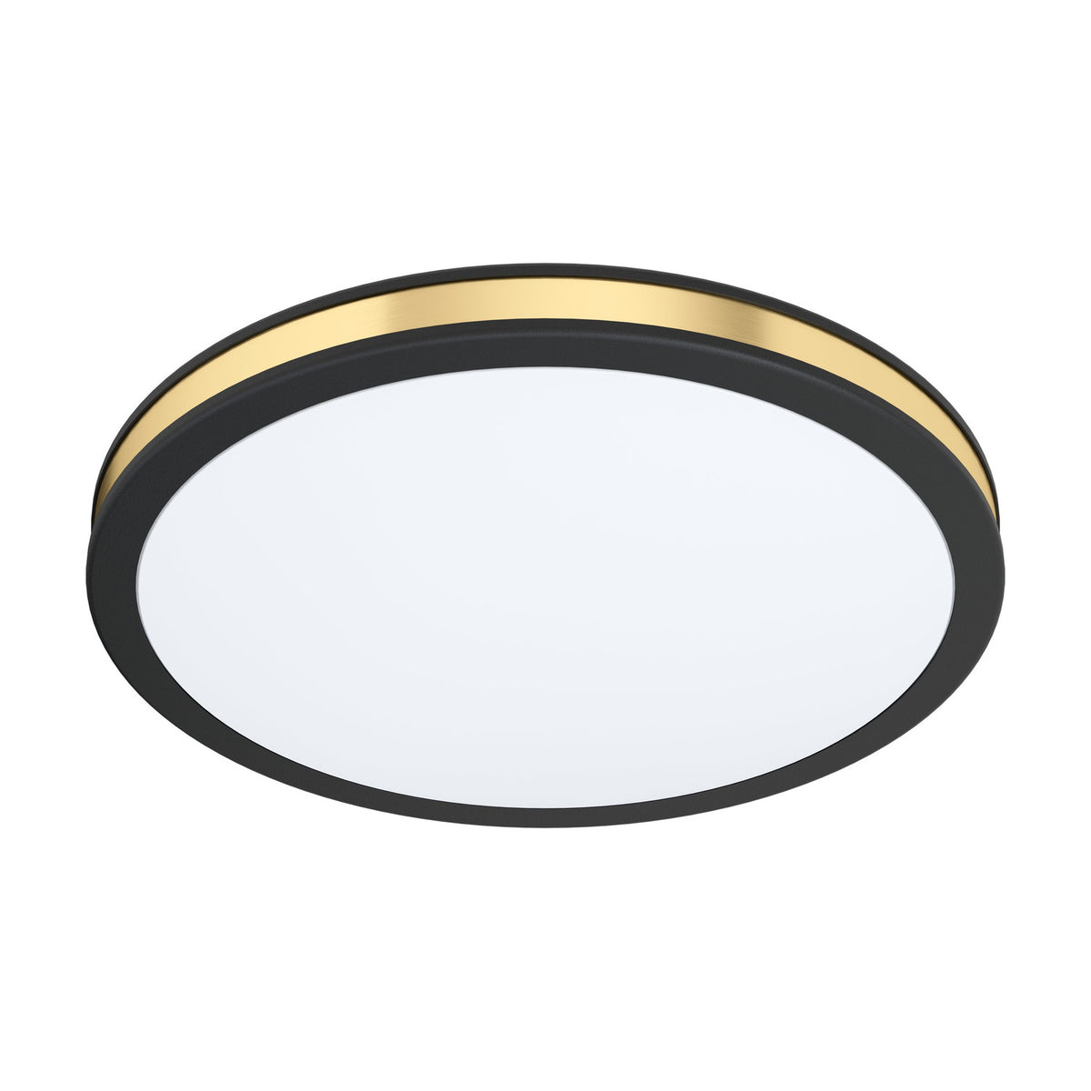 Worbette LED Flush Ceiling Light 28cm - Black