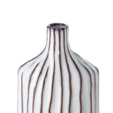 Wormiston Ceramic Vase 37.6cm - White & Brown