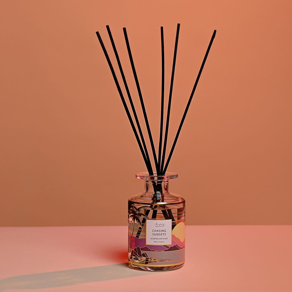 Chasing Sunsets Scented Reed Diffuser 177ml - Gold & Purple