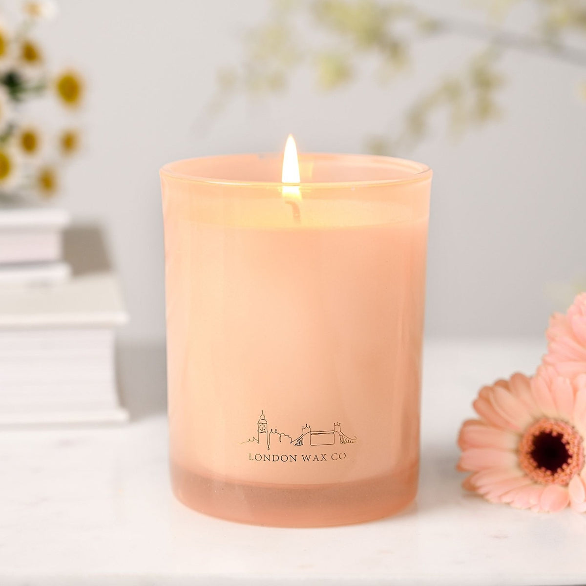 Meadow Dance 1 Wick Scented Candle with Lid 227g - Orange