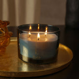 Dream & Cocoon 3 Wick Scented Candle 397g - Blue & Black
