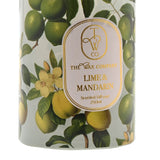 Lime & Mandarin Glass Reed Diffuser 250ml - White & Green
