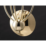 Xeena 3 Light Crystal Wall Light - Gold