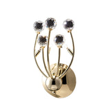 Xeena 3 Light Crystal Wall Light - Gold