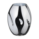 Xiporai Glass Vase 19.8cm - Chrome
