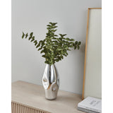 Xiporai Glass Vase 28.5cm - Chrome