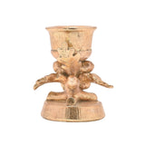 Acorn Tree and Oak Leaf Candle Holder with Votive - Gold