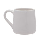 Embossed Falala and Snowflake Ceramic Mug 400ml - White