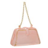 Handbag Glass Christmas Tree Decoration with Chain - Pink