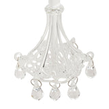 Chandelier Hanging Glass Christmas Tree Decoration - Clear