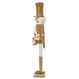 Drummer Nutcracker Christmas Wooden Figurine 60cm - Gold