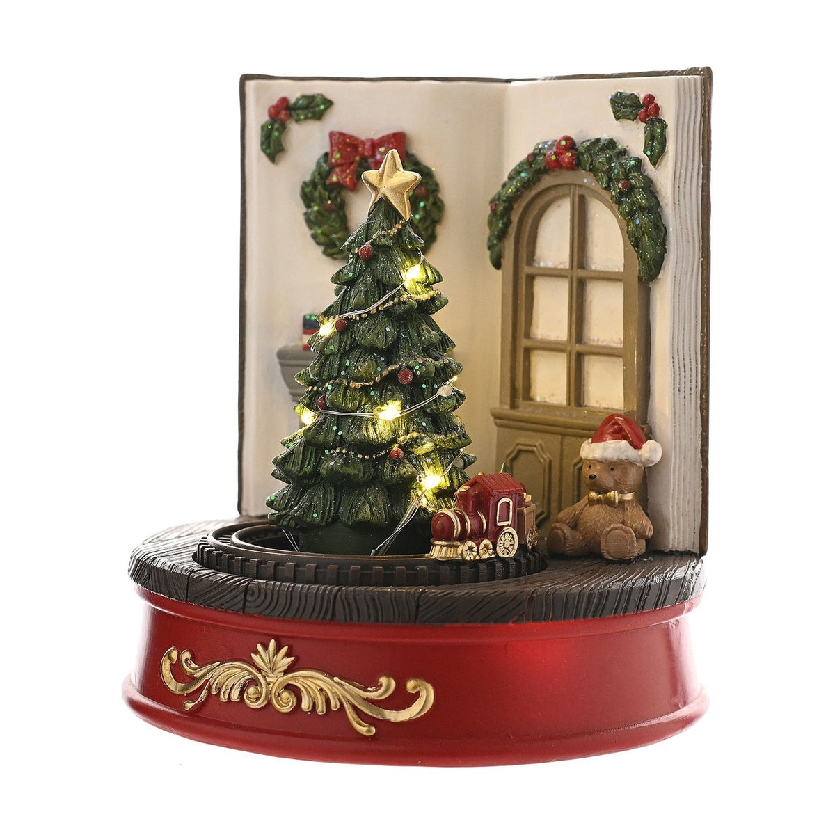 Christmas Tree Living Room Scene Decoration with LED & Music