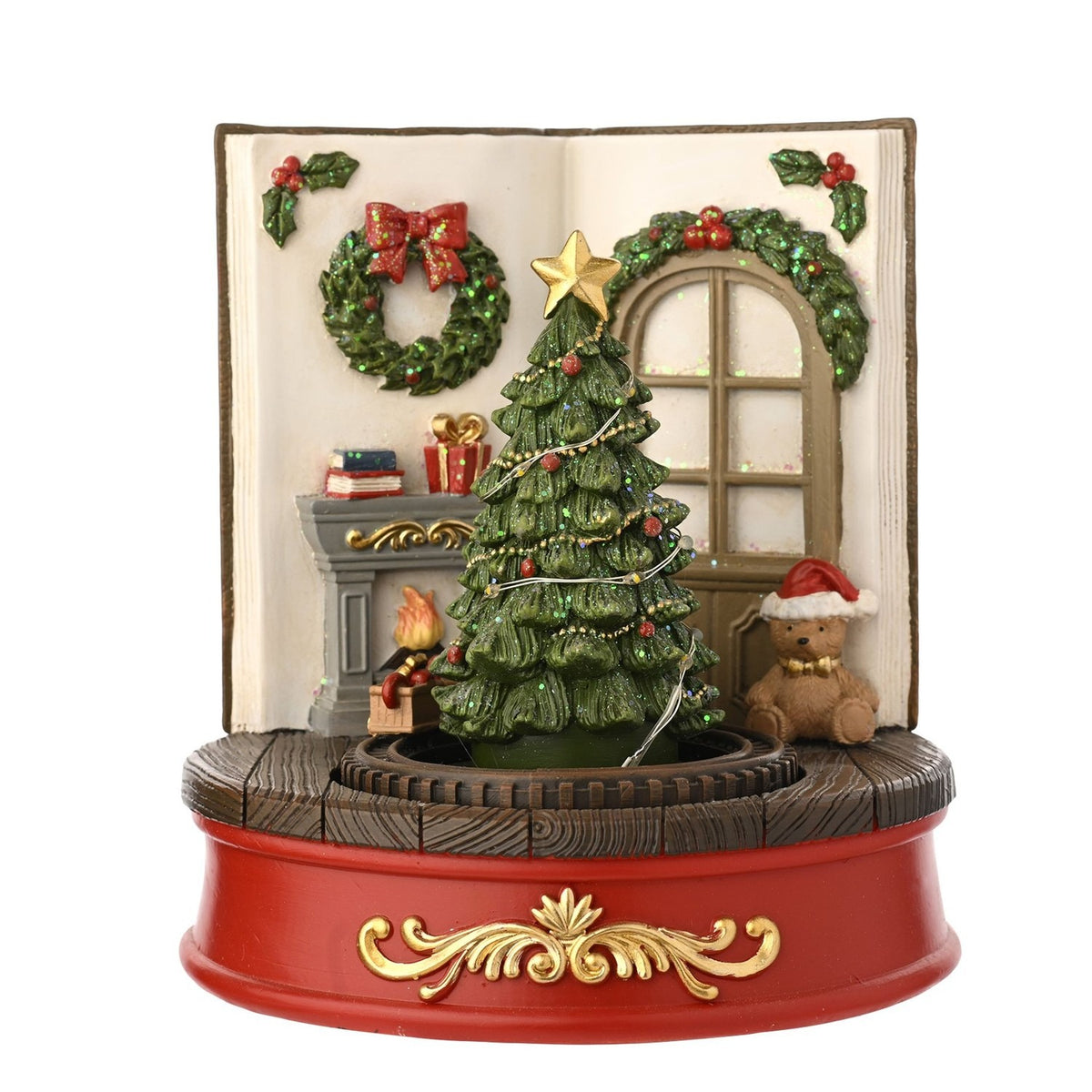 Christmas Tree Living Room Scene Decoration with LED & Music