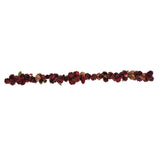 Pine Cone and Faux Berry Garland 120cm - Burgundy & Gold