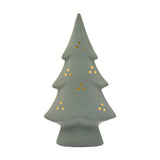 Gold Dot Porcelain Christmas Tree Decoration 22cm - Olive