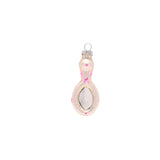 Set of 6 Cosmetic Hanging Glass Christmas Tree Decorations