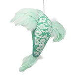 Floral Hummingbird Plastic Christmas Decoration 53cm - Green