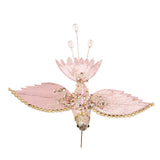 Glitter Hummingbird Clip-on Christmas Tree Decoration - Pink