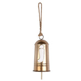 "Joy" Set of 3 Metal Bell Christmas Ornaments 27.3cm - Gold