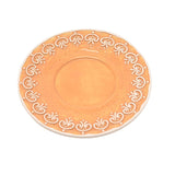 Gingerbread House Ceramic Teacup & Saucer - Light Brown & White
