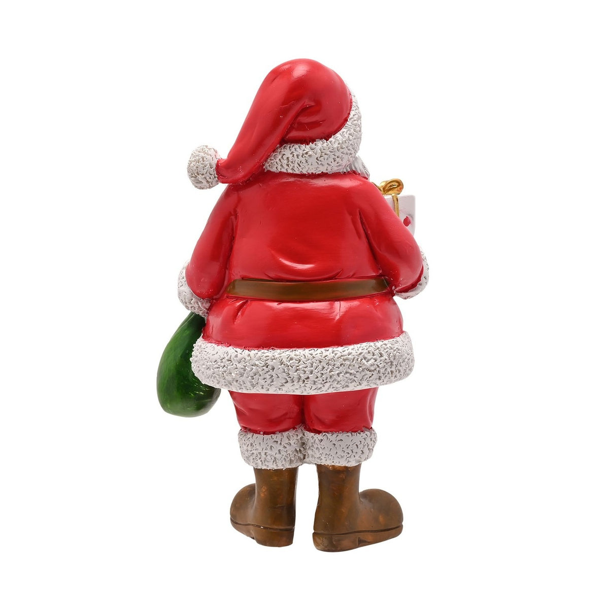 Mr Claus Decoration with Gift Box and Sack 15.5cm - Red