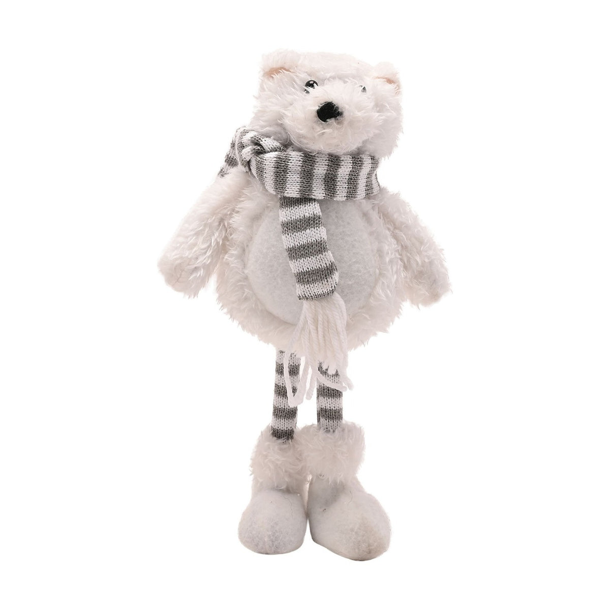 Blizzard the Polar Bear Christmas Decoration 23cm - White