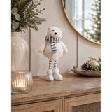 Blizzard the Polar Bear Christmas Decoration 37cm - White