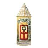 Large Toy Shop Round House LED Lantern with Conical Roof