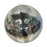 Glass Disco Ball Christmas Tree Decoration 25.6cm - Silver