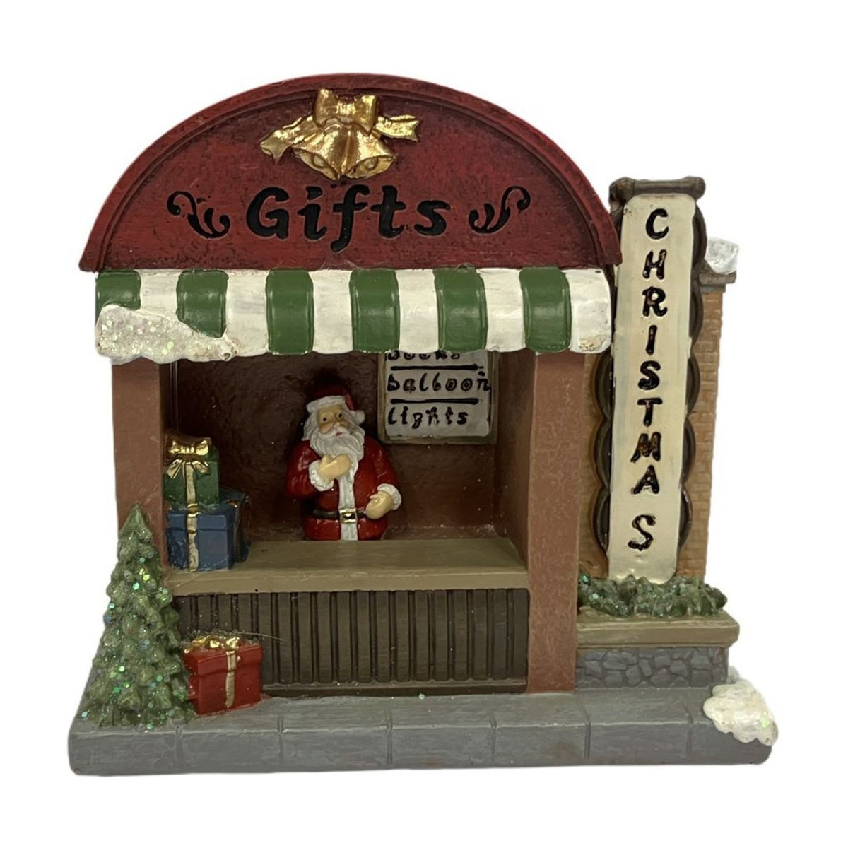Christmas Village Gift Shop Kit Light-Up Decoration 13cm