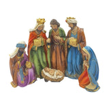 Three Kings Resin Full Nativity Scene Figurine 25.5 x 18cm