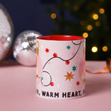 Big Hair, Warm Heart, Hot Tea 11oz Stoneware Mug - Pink