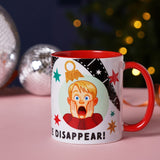 I Made My Coffee Disappear Cartoon Stoneware Mug 11oz - Red