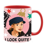 Film Icons Pretty After Coffee 11oz Stoneware Mug - Red
