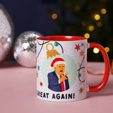 Make Christmas Great Again Gloss Stoneware Mug 11oz - Red